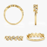 Lab Grown Diamond Criss-Cross Ring, Thalynne