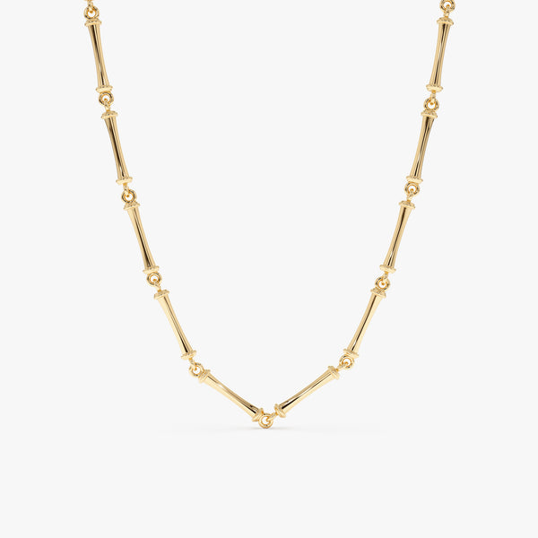 Gold Bar Link Chain Necklace, Unisex Gift, Arianwen