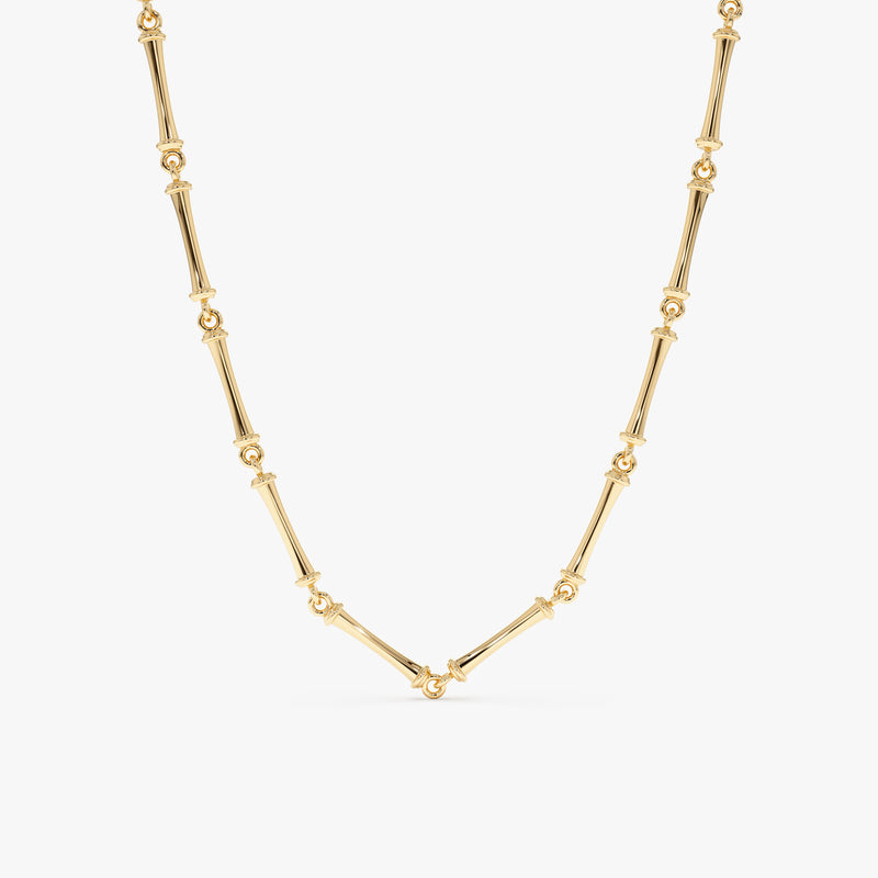 Gold Bar Link Chain Necklace, Unisex Gift, Arianwen