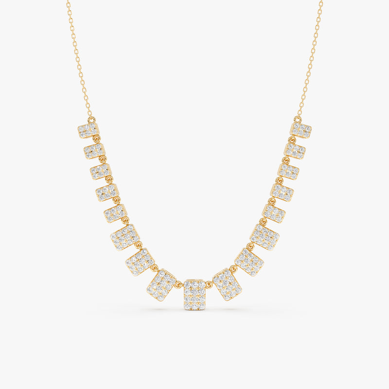 Pavé Diamond Collar Necklace, Zorya