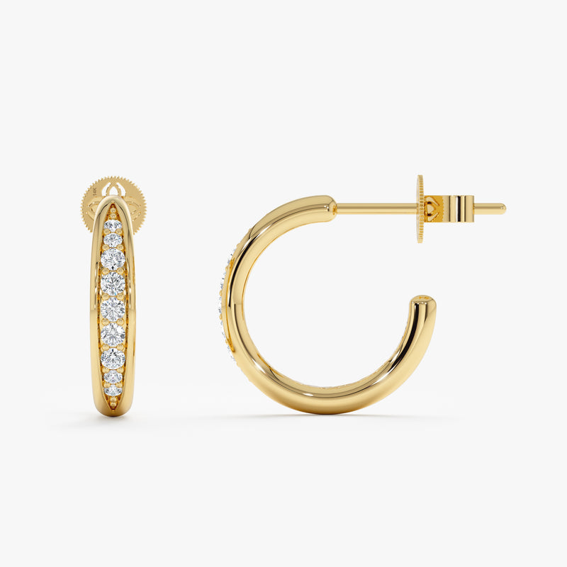 Lab Grown Diamond Hoop, Ondine