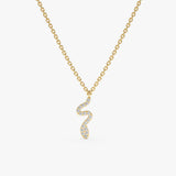 Diamond Snake Necklace, Serpe