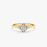 yellow gold diamond engagement ring