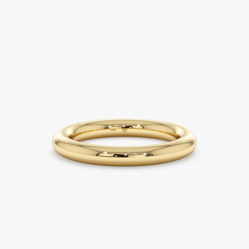 solid 14k gold wire ring 