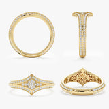 Diamond Chevron Ring, Theda