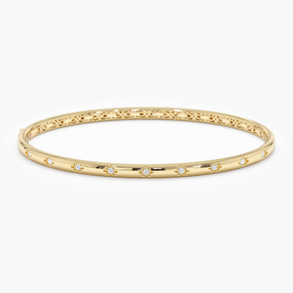 Starburst Gold Bangle, Veira