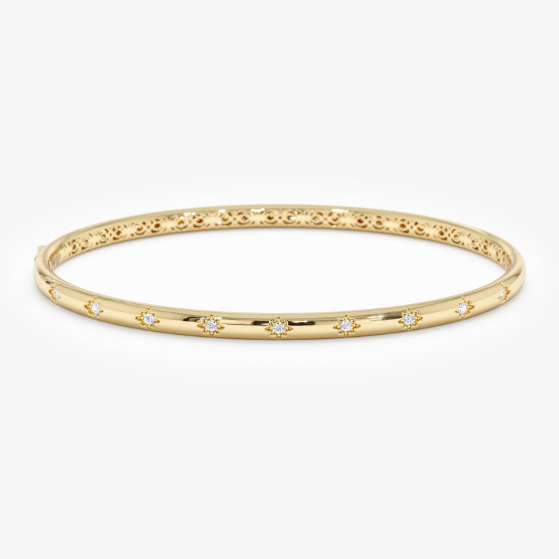 Starburst Gold Bangle, Veira