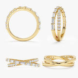 Lab-Grown Diamond X-Ring, Virelline