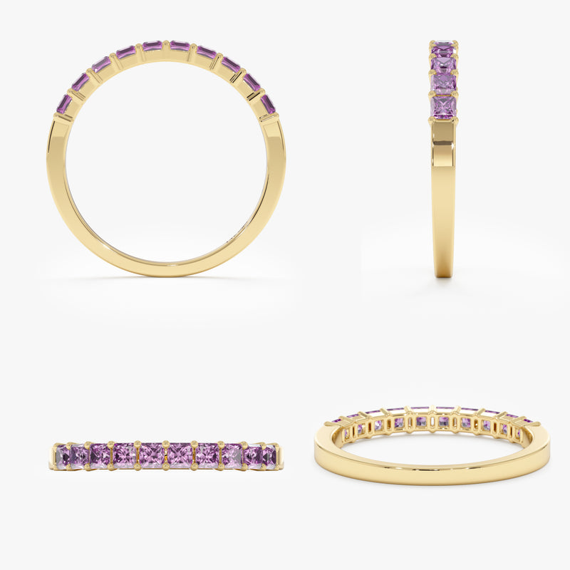 Princess-cut Amethyst Ring, Cyra