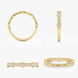 Dainty Bubble Lab Grown Diamond Ring, Myrtis