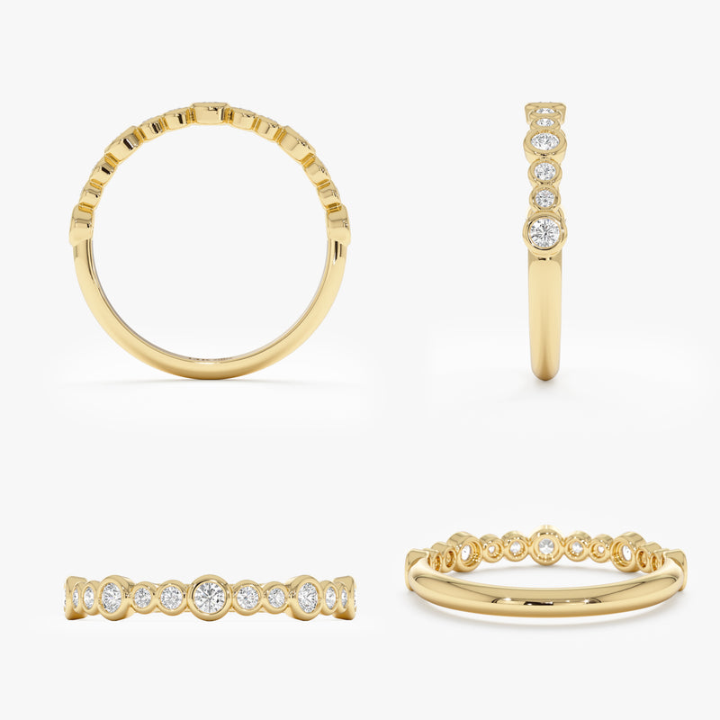 Dainty Bubble Lab Grown Diamond Ring, Myrtis