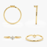 Diamond Cluster Nesting Ring, Azulik