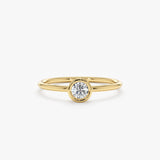 Diamond Gold Bezel Ring