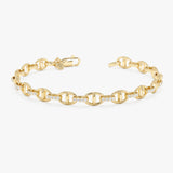 Mariner Chain Lab Grown Diamond Bracelet, Lirien