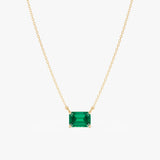 Octagon Emerald Necklace, Lexa