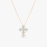 Diamond Cross Necklace, Virelitha