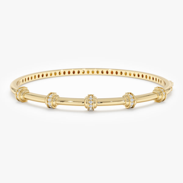 Lab Diamond Accent Bangle, Taissa