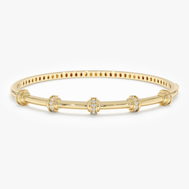 Lab Diamond Accent Bangle, Taissa