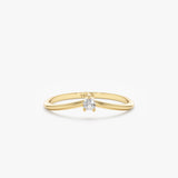 yellow gold diamond ring