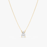 Pear Shape Lab Diamond Necklace, Holly
