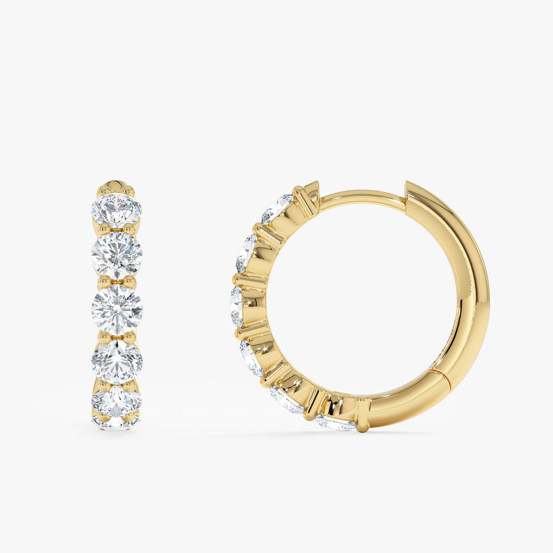 Lab Grown Diamond Huggie, Orinthia