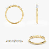 Lab-Grown Diamond Wedding Band, Elif