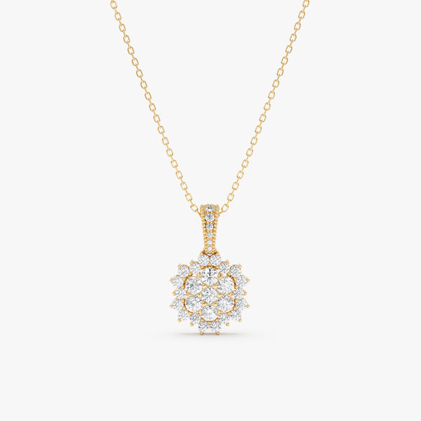 Diamond Starburst Pendant Necklace, Dream