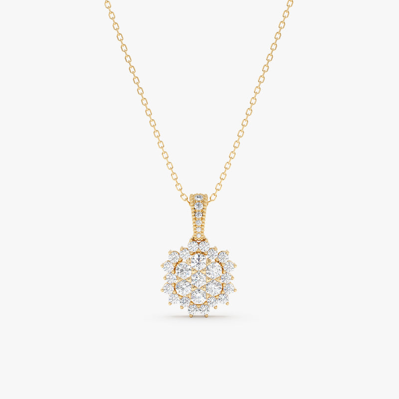 Diamond Starburst Pendant Necklace, Dream