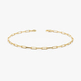 Thin Paperclip Chain Bracelet