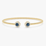 London Topaz Cuff Bracelet, Nura