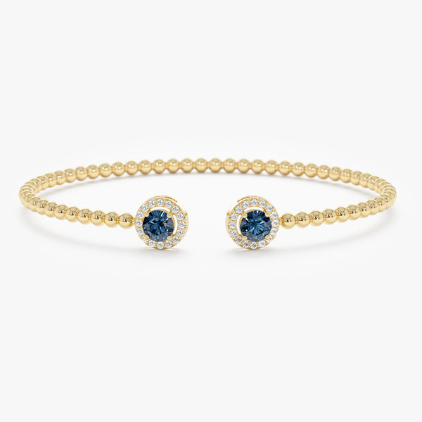 London Topaz Cuff Bracelet, Nura