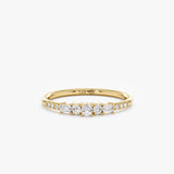 yellow gold diamond ring