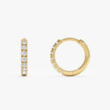 Lab Grown Diamond Huggie Hoop, Nysa