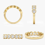 Heart Cut Lab Grown Diamond Ring, Maude