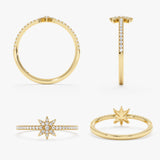 Diamond Starburst Ring, Tyn