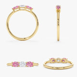 Three Stone Sapphire Ring, Zelindra