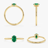 Oval Emerald Ring, Elior