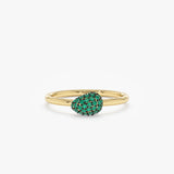 Mini Dome Stackable Ring, Uzma