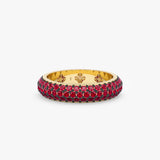 Ruby Pave Dome Ring, Gem