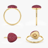 Pave Ruby Ring, Gita