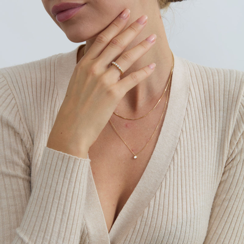 Crown Setting Diamond Ring, Ariana