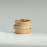 4 mm Textured Bold Wedding Band, Bonnie