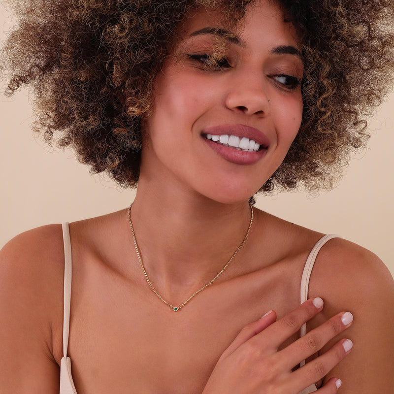 ethically sourced birthstone and gold jewelry