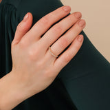 natural diamond gold band