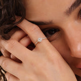 Classic Diamond Engagement Ring in Solid Gold