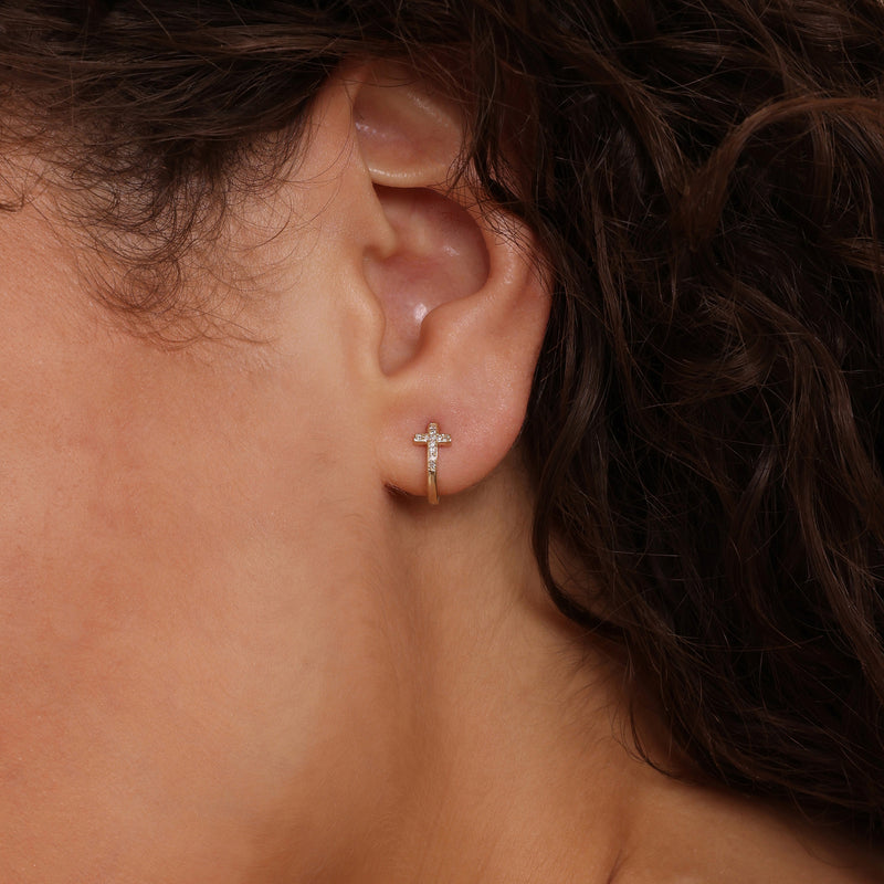 dainty genuine diamond christian gift