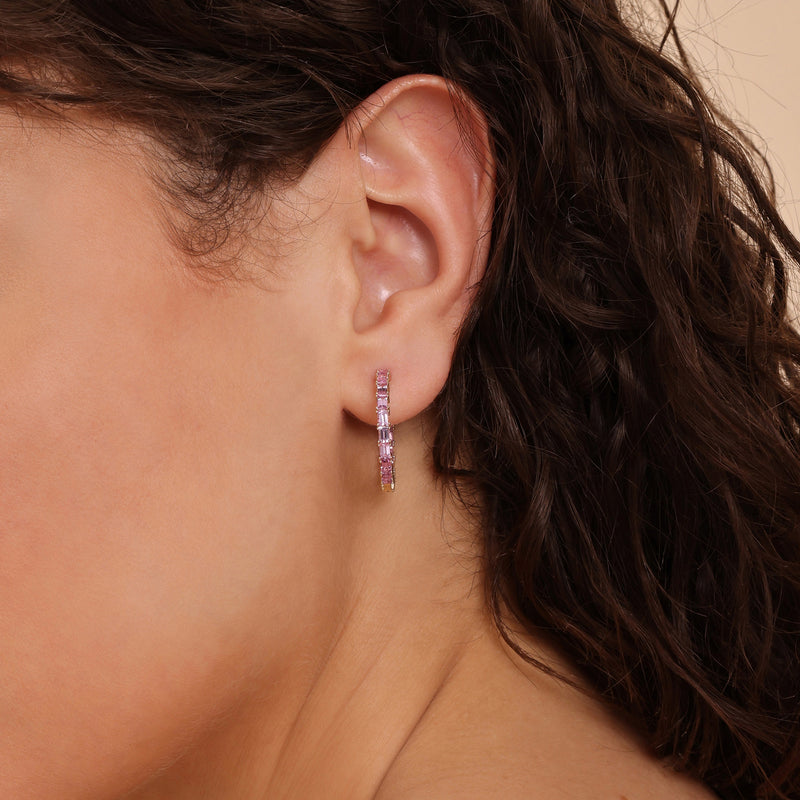 dainty sapphire ear ring jewelry