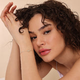 paved diamond hamsa hand station bracelet 