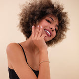 handmade april birthstone white diamond bangle