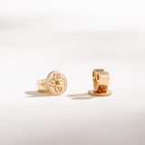 Solid Gold Butterfly Earring Back